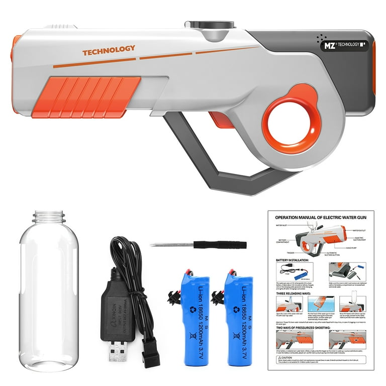 Electric Water Guns for Kids Adults Water Blaster Squirt Guns Outdoor Pool  Summer Toys Green 