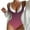 Hot Pink, variant on Kmdttou One Piece Swimsuit Women Sexy And Fashionable Beach Swimsuit With Printed Summer Swimsuit on Clearance!