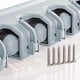 thumbnail image 5 of Mop broom holder, mop holder, mop and broom holder organizer, wall rakes, mop broom holder, wall mount control bar with 6 hooks and 5 quick release fo, 5 of 5