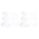 thumbnail image 1 of Juego de 2 discos redondos acrílicos para tartas, discos para tartas, placas base circulares con orificio central, 1 of 7