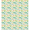 thumbnail image 3 of Cartoon Duvet Cover Set, Themed Reptile and Amphibian Animals Pattern Frog Gator Turtle, Decorative 3 Piece Bedding Set with 2 Pillow Shams, King Size, Multicolor, by Ambesonne, 3 of 3