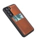 thumbnail image 2 of Funda flexible de cuero genuino hecha a mano con soporte para tarjeta trasera para teléfono Samsung Galaxy S23 Fivean unisex, 2 of 2