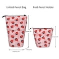 thumbnail image 2 of Picia Strawberries Print Telescopic Pencil Case, Telescopic Pen Holder Telescopic Pencil Pouch Bag Stationery Pencil Case Box Storage Organizer Makeup Bag, 2 of 6