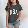 thumbnail image 2 of Zshosam Cute Shirts for Girls Baby Girls Short Sleeve T-Shirts Infant Soft Tee Toddler Girl Clothes Size 13T 14T,(Dark Gray 13-14 Years), 2 of 5