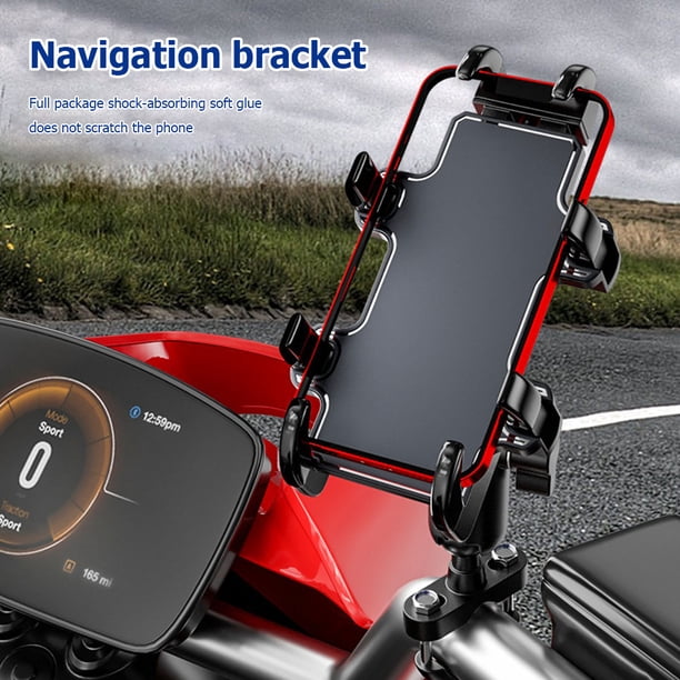 Motocicleta bicicleta espejo retrovisor GPS soporte soporte para teléfono móvil Ndcxsfigh Accesorios para autos y motos