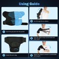 thumbnail image 4 of Comfytemp Shoulder Ice Pack Wrap, FSA HSA Eligible, Shoulder Brace with Gel Ice Pack for Injuries Reusable, Physical Therapy Cold Compression Sleeve for Arm Rotator Cuff, 4 of 8