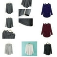 thumbnail image 4 of Cut Out To Lounge Top Easy Wear Long Sleeves In 6 Colors, 4 of 4