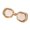 Golden, variant on Mini Glasses Shape Brooch, Alloy Lapel Pins, Decorative Brooch Pin, Versatile Clothing Accessories for Shirts Scarves Bags And Suits
