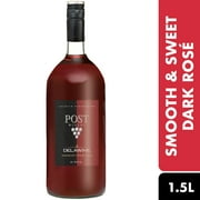 Post Winery Delawine Dessert Rose Wine, 19% ABV, Arkansas, 1.5L Glass Bottle