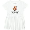 thumbnail image 3 of Inktastic Beware of My Cuteness Cute Red Panda Girls Baby Dress, 3 of 5