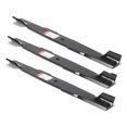 thumbnail image 2 of 92-035 Hustler Blades 72" Heavy Duty Replacement Blades - 602857, 798702, 798710 Compatible - 3.00" Width, 24.5" Length, 5/8" Center Hole, 2 of 2