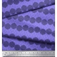 thumbnail image 2 of Soimoi Purple Moss Georgette Fabric The Flower Of Life Geometric Decor Fabric Printed Yard 44 Inch Wide, 2 of 3