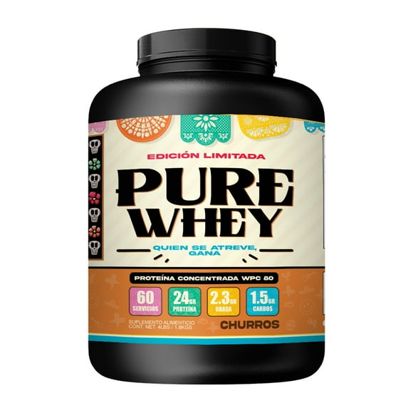 Pure Whey Proteína Sabor Churros 4 lb Smile Labz