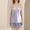Light Blue, variant on Xihbxyly Womens Pajamas Fashion Solid Color Cami Pajama Set Casual Crew Neck Sleeveless Sleepwear with Shorts