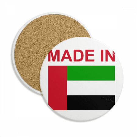 

Arab Erates Country Love Coaster Cup Mug Tabletop Protection Absorbent Stone