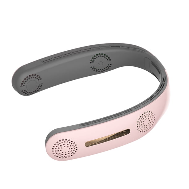 Greeniant Portable 4 Drive Stay Cool Go Ajuste Personal USB Recargable Refrigeración Bladeless Personal Personal Neck Ropa Deportiva, Zapatos Rosa