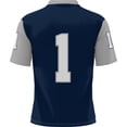 thumbnail image 3 of Men's GameDay Greats #1 Navy New Hampshire Wildcats Football Jersey, 3 of 4