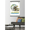 thumbnail image 2 of NFL Los Angeles Chargers - Drip Helmet 20 Wall Poster with Magnetic Frame, 22.375" x 34", 2 of 5