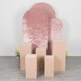thumbnail image 5 of Balsa Circle 5 Nude Rectangular Pedestal Fitted Spandex Display Stand Covers Set Party Events Decorations Supplies, 5 of 8