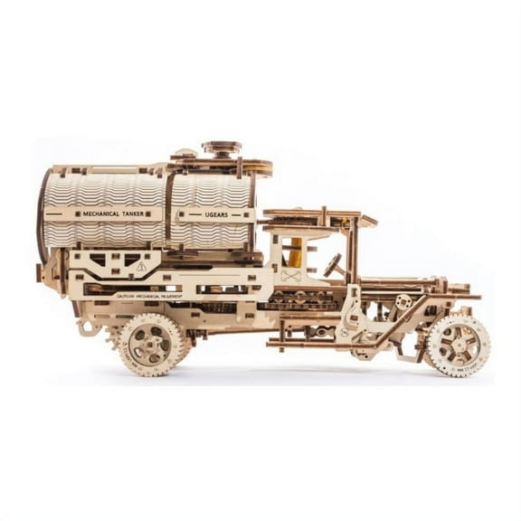 UGears UTG0020 Mechanical Tanker Truck Wooden 3D Model Kit