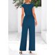 thumbnail image 2 of Mono Enterizo PRETTYGARDEN de Punto Canalé con Mangas Cortas y Pantalón Ancho XXL, 2 of 8