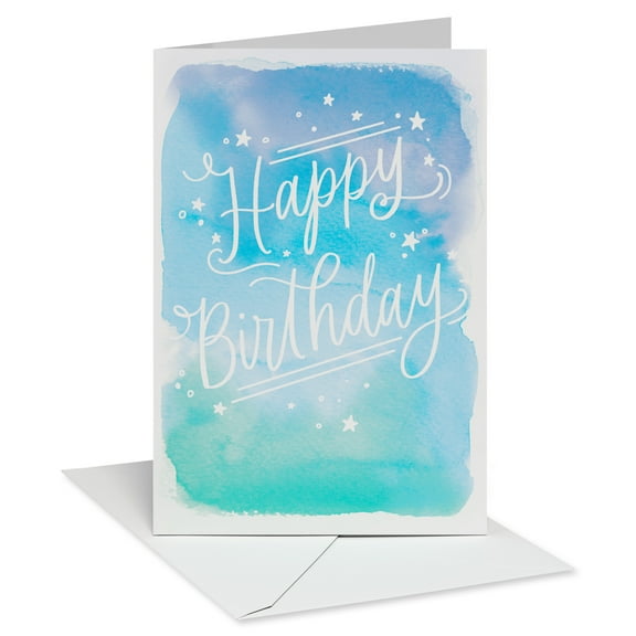 American Greetings Birthday Card (Starry Wishes)
