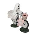 thumbnail image 3 of Estatua malvada de Halloween que monta en bicicleta, adorno de escritorio, figura de calabaza de resina novedosa, escultura espeluznante para la, 3 of 9