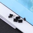 thumbnail image 1 of TABLZONE 20Pares Tapones Antipolvo Para Auriculares Y Puerto Tipo C Negro Protección Ideal, 1 of 8