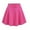 Hot Pink, variant on Girls Casual Summer Skirt with Bow Solid Color Athletic Tennis Skirt for Tweens and Teens Stretchy Waistband Playwear