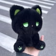 thumbnail image 4 of BESTSKY 2026 New Green Cat Plush Toys,Kawaii Valentines Plushies for Girls Kids Boys,Cute Plush Toy Soft Valentine'S Day Gift for Her,Girlfriend,Wife,Kids, 4 of 7