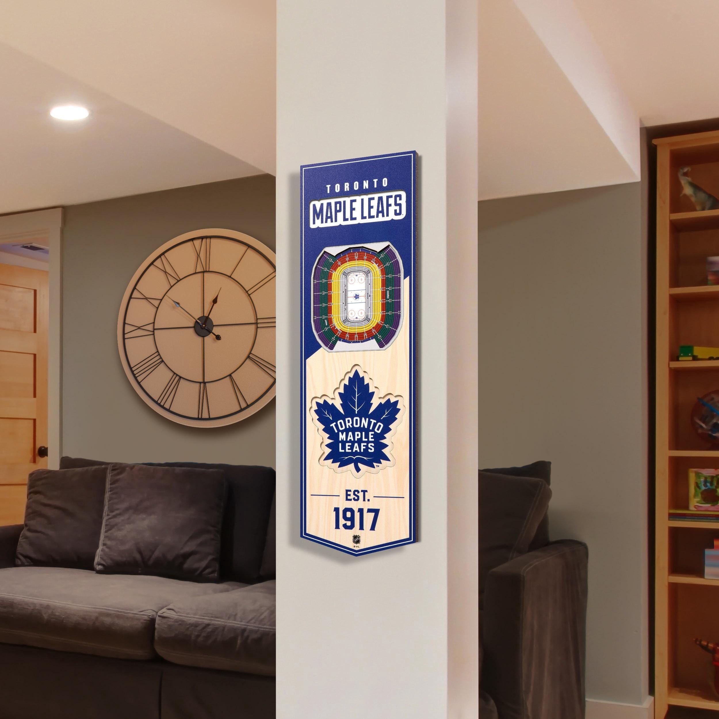 YouTheFan NHL Toronto Maple Leafs 3D Stadium Banner 6x19