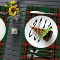 thumbnail image 5 of Red and Green Buffalo Plaid Placemats Set of 4 Christmas New Year Holiday Decoration for Dining Table Easy to Clean Kitchen Table Mats 18 X 12 Inch, 5 of 5