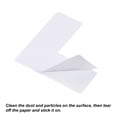 thumbnail image 4 of Uxcell 5s Location Marking Corner 2x2x0.8" 15 Pack L Shaped Floor Marker for Table, Desk, Floor, Black, 4 of 5