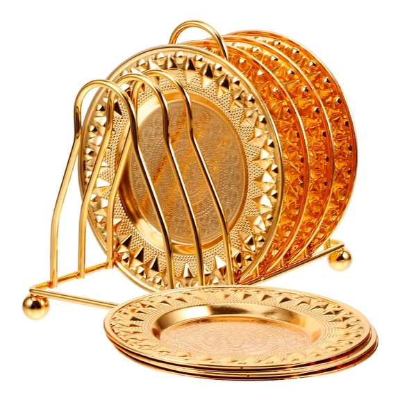Phenofice 1 Set Plate Storage Rack Iron Creative For Restaurant Family Dinner Serving