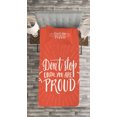 thumbnail image 3 of Ambesonne Fitness Quilted Bedspread Set 2 Pcs, Dont Stop Arms Biceps, Twin Size, Dark Coral White, 3 of 3