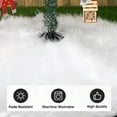 thumbnail image 7 of 24 Inch Faux Fur Christmas Tree Skirt White Plush Skirt for Merry Christmas Party Christmas Tree Decoration, 7 of 7