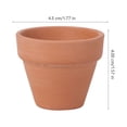 thumbnail image 2 of 10Pcs 4.5x4cm Small Mini Terracotta Pot Clay Ceramic Pottery Planter Cactus Flower Pots Succulent Nursery Pots Great, 2 of 6