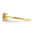 thumbnail image 3 of 10K Yellow Gold Ring Band with Stones (11) November Citrine Oval Diamond Round White, Size 6, 3 of 5