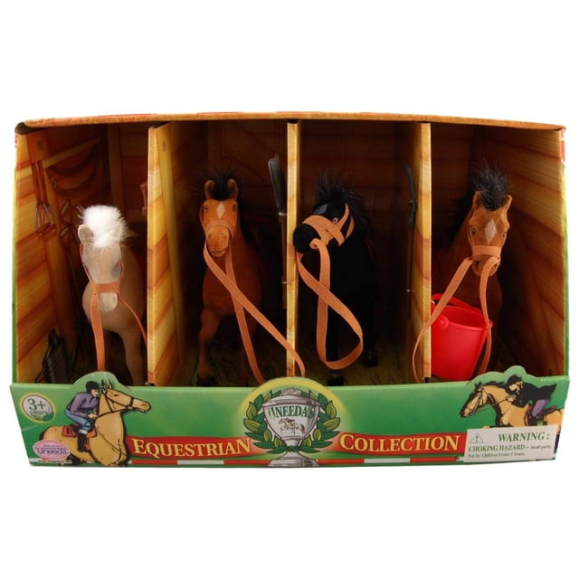 Set de establo para caballos ecuestres Uneeda Doll