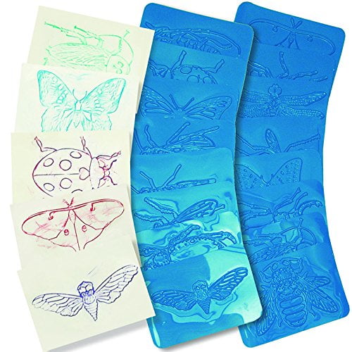 Platos de frotar Roylco True Insects Arts & Crafts R-5803
