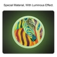 thumbnail image 2 of PhooArto Rainbow Animal Zebra Print 4 PCS Crystal Glass Cabinet Knobs, Drawer Kitchen Cabinets Dresser Cupboard Wardrobe Pulls Handle - Glowing in the Dark, 2 of 7