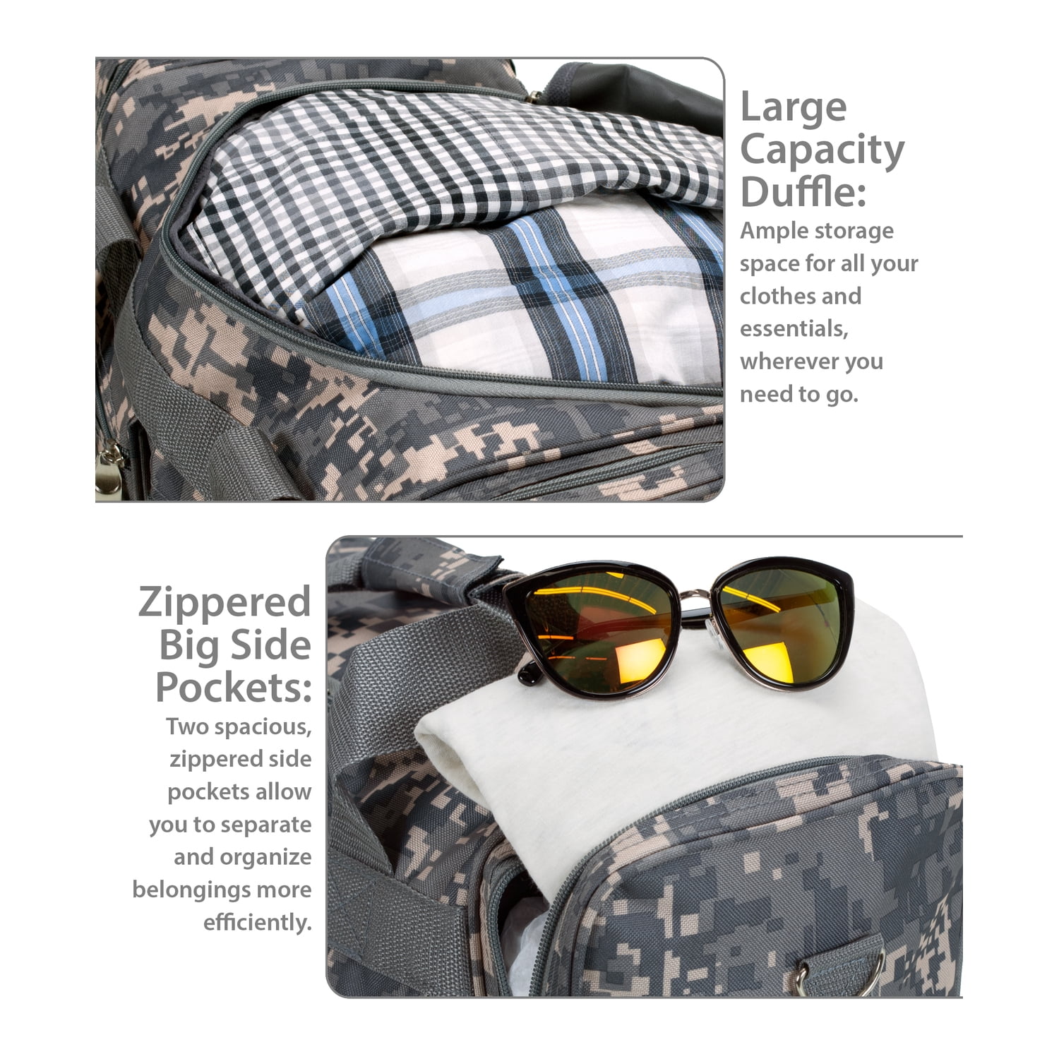 Rockland 19" Tote Bag, Acu Camo