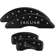 MGP 4 Caliper Covers Engraved Front & Rear Acura Matte Black finish silver ch