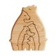 thumbnail image 2 of Familia Puzzle Osos Oso Decorativo Escultura Arte (F), 2 of 2