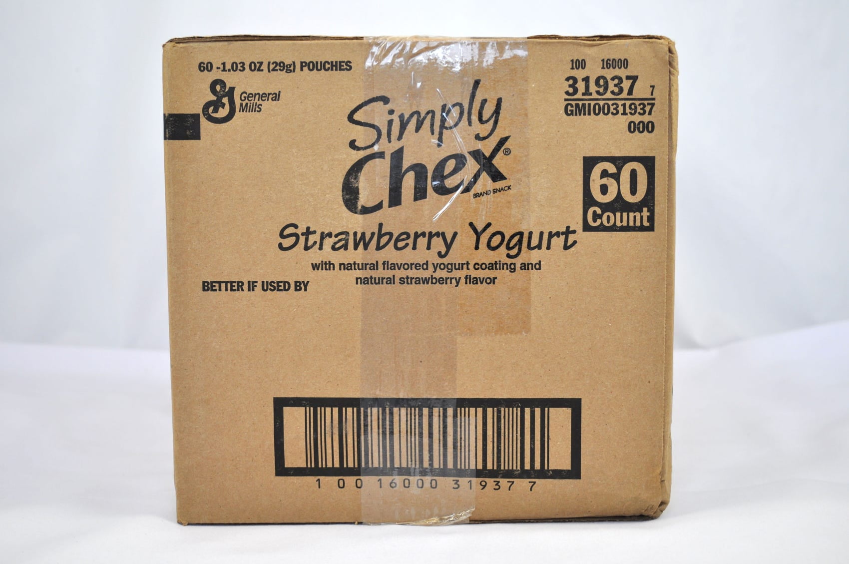 Simply Chex Strawberry Yogurt, 1.03 Ounce -- 60 per case.