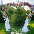 thumbnail image 4 of LUVODI 7.22FT Heart Shape Wedding Metal Arch Backdrop Iron Flower Balloon Arbors Stand for Wedding Birthday Party, 4 of 13