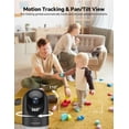 thumbnail image 4 of WOLFANG 2K Indoor Security Camera, Pan Tilt Pet Camera with Motion Tracking, Two-Way Audio, Night Vision, Alexa & Google Compatible, 2-pack, 4 of 10