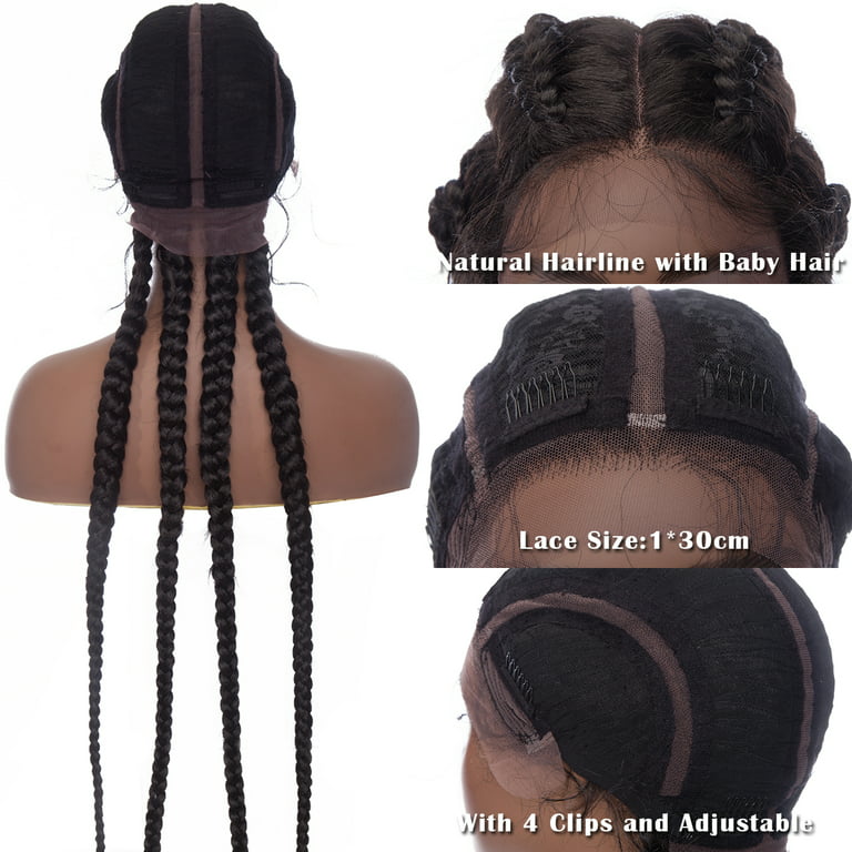 SEGO 35 Extra Long 100% Hand Braided 360 Swiss Lace Front Light