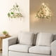 thumbnail image 3 of Estantes colgantes Mkono Artificial Ivy Macramé con luces, juego de 2, 3 of 7
