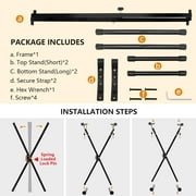 Likegreen Adjustable Single-X-Style Keyboard Stand with Locking Straps, 6 Height Adjustable for 61/76/88 Keys